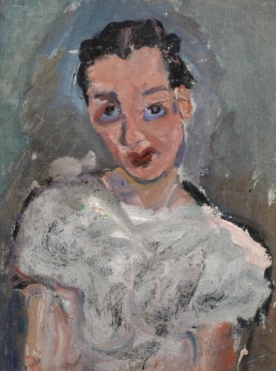 Mladá žena v bílé halence od Chaim Soutine