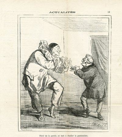 Ilustrace Cham (1819-1879) v Le Charivari od Amédée de Noé