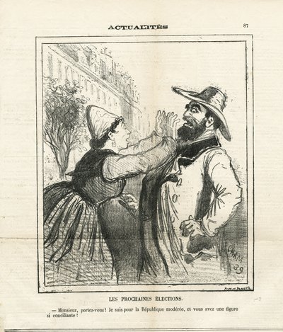 Ilustrace Cham (1819-1879) v Le Charivari od Amédée de Noé