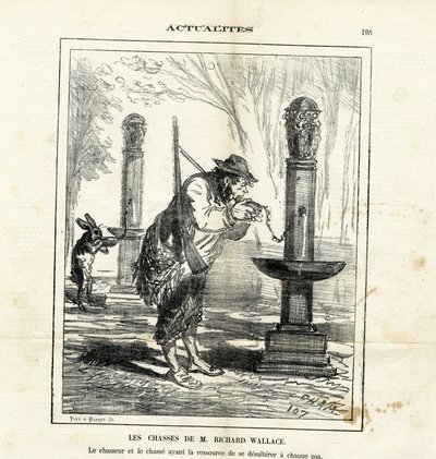 Ilustrace Cham (1819-1879) v Le Charivari od Amédée de Noé