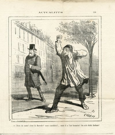 Ilustrace Cham (1819-1879) v Le Charivari od Amédée de Noé