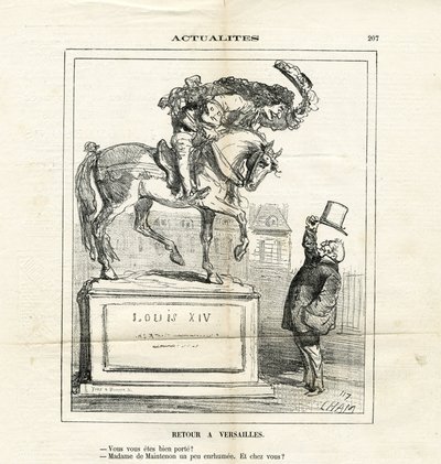 Ilustrace Cham (1819-1879) v Le Charivari od Amédée de Noé