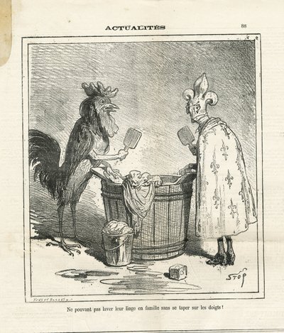 Ilustrace Cham (1819-1879) v Le Charivari od Amédée de Noé