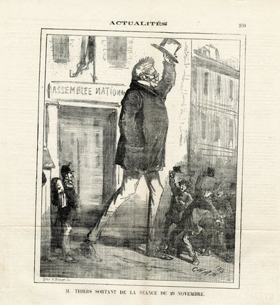 Ilustrace Cham (1819-1879) v Le Charivari od Amédée de Noé