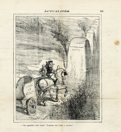 Ilustrace Cham (1819-1879) v Le Charivari od Amédée de Noé
