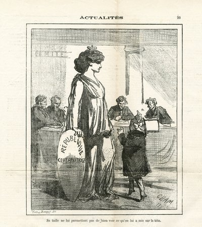 Ilustrace Cham (1819-1879) v Le Charivari od Amédée de Noé