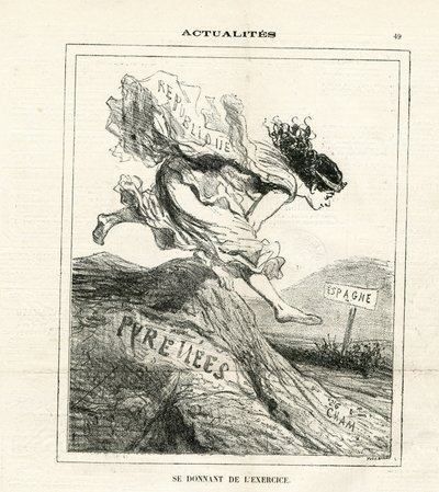 Ilustrace Cham (1819-1879) v Le Charivari od Amédée de Noé