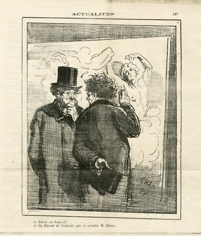 Ilustrace Cham (1819-1879) v Le Charivari od Amédée de Noé