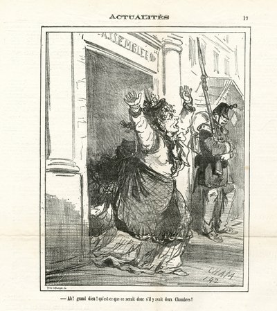 Ilustrace Cham (1819-1879) v The Charivari od Amédée de Noé