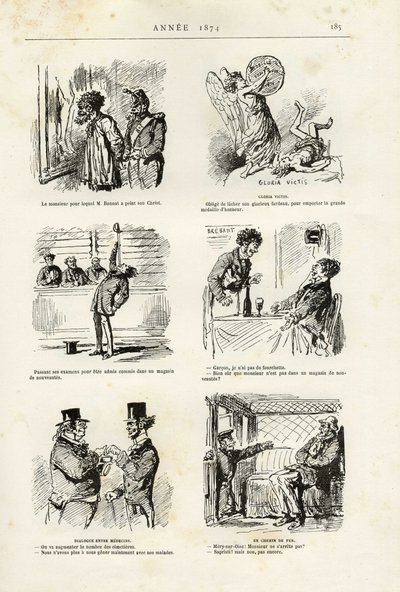 Pařížská kronika (Cham) od Amédée de Noé