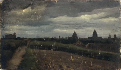 Celkový pohled na Paříž z Gobelins od Charles Emile Cuisin