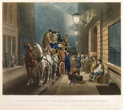 Royal Mails od Post Office, Lombard Street od Charles Hunt
