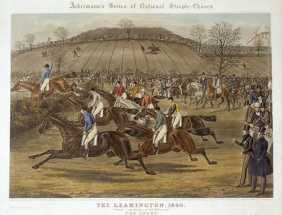 Leamington, 20. října 1840: Začátek (barevné lito) od Charles Hunt
