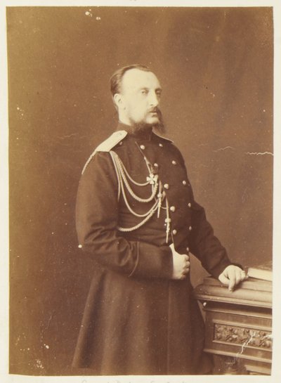 Nicolas Nikolajevič de Russie - Portrét velkovévody Nicholase Nikolajeviče (staršího) Ruska (1831-1891), Bergamasco, Charles (Karl) (1830-1896). Albuminová fotografie, c. 1874. Ruský státní filmový a fotografický archiv, Krasnogorsk od Charles Bergamasco