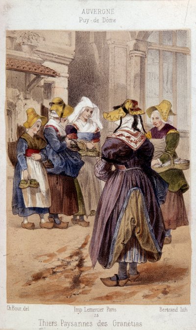 Gravírování Bour (19. století, Paříž, dekorativní umění) od Charles (after) Bour