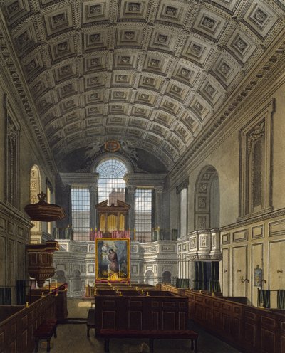 Německá kaple v paláci svatého Jakuba od Charles (after) Wild