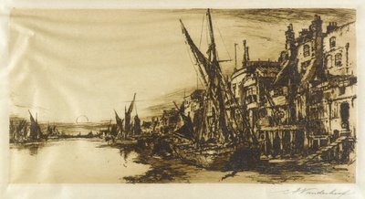 Temže v Limehouse od Charles A. Vanderhoof