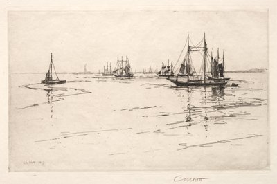 Buttermilk Channel, New York, 1889. od Charles Adams Platt