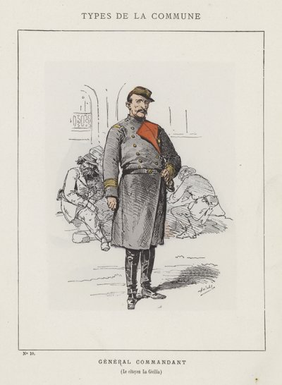 Generální velitel, občan La Cecilia od Charles Albert d Arnoux Bertall