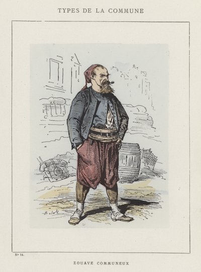 Zouave Communeux od Charles Albert d Arnoux Bertall