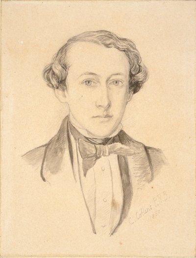 Portrét sira Johna Everetta Millaise, 1850 od Charles Allston Collins