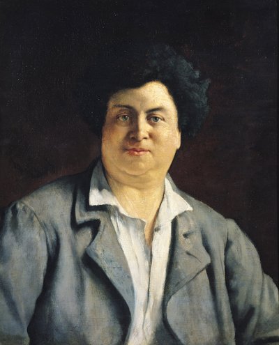 Portrét Alexandre Dumas pere (1802-70), 1878 od Charles Alphonse Paul Bellay