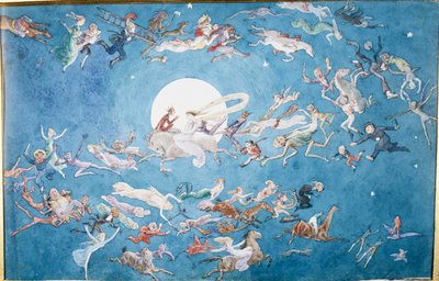 Tanec kolem Měsíce od Charles Altamont Doyle