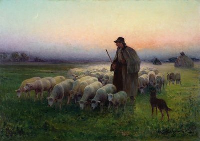 Návrat do pole, c.1913 od Charles Amable Lefebvre