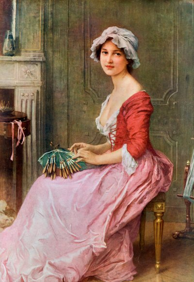 Švadlena, konec 19. nebo začátek 20. století. od Charles Amable Lenoir
