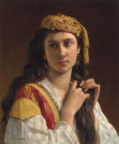 Mladá řecká dívka od Charles Amable Lenoir