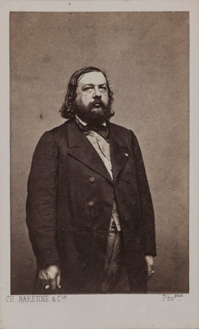 Portrét básníka Théophila Gautiera 1811-1872, 1872. od Charles Amédée Barenne