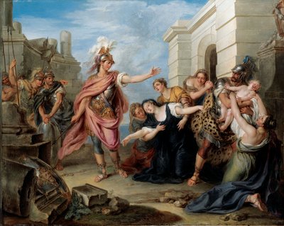 Andromache a Pyrrhus od Charles Antoine Coypel