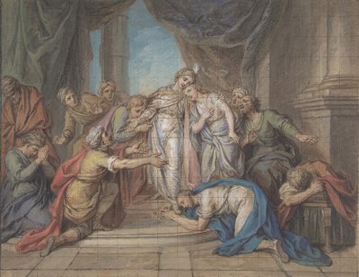 Joseph Uznán svými bratry, 18. století. od Charles Antoine Coypel