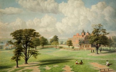 Aston Hall z parku, 1891. od Charles Ashmore