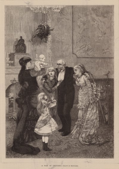 Pár berlí (rytina) od Charles Auguste (1841-1905) (after) Loye