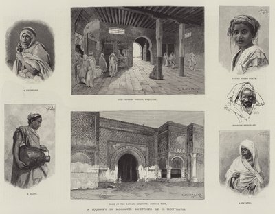 Cesta v Maroku od Charles Auguste Loye