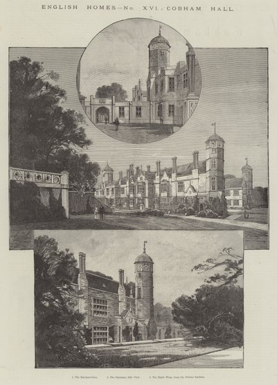 Cobham Hall od Charles Auguste Loye