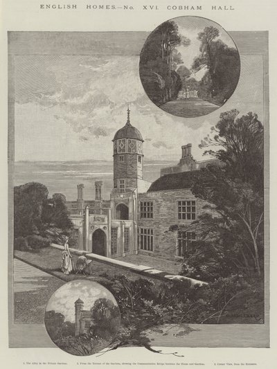 Cobham Hall od Charles Auguste Loye
