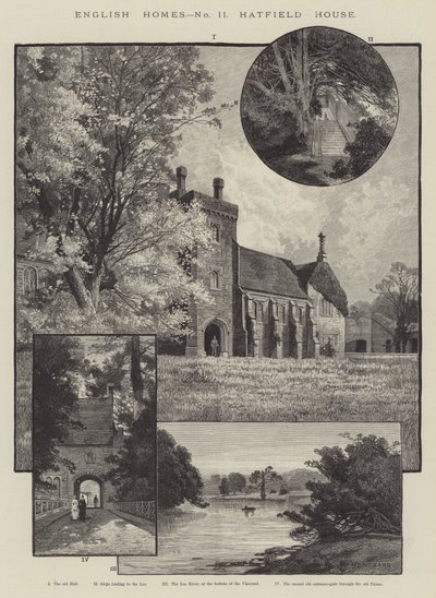 English Homes, Hatfield House od Charles Auguste Loye