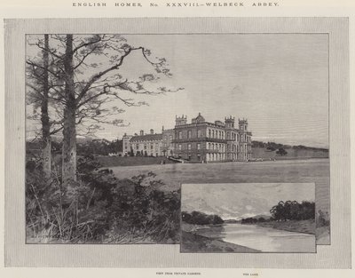 English Homes, Welbeck Abbey od Charles Auguste Loye