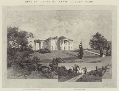 English Homes, Willey Park od Charles Auguste Loye