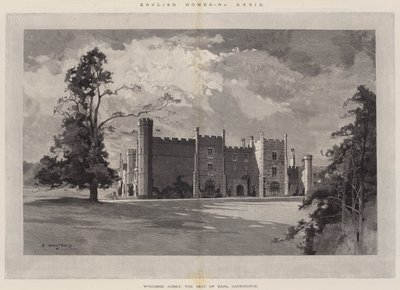 English Homes, Wycombe Abbey, sídlo Earla Carringtona od Charles Auguste Loye