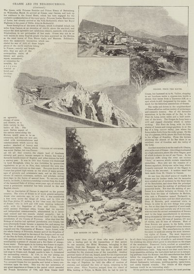 Grasse a jeho okolí od Charles Auguste Loye