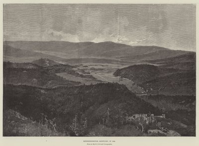 Middlesborough, Kentucky, v roce 1889 od Charles Auguste Loye