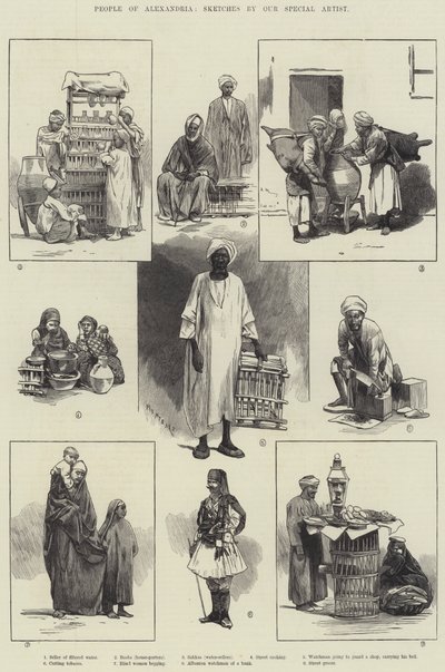 Lidé z Alexandrie od Charles Auguste Loye