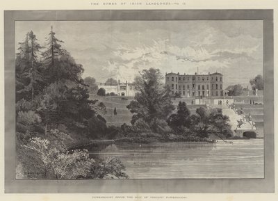 Powerscourt House, sídlo vikomta Powerscourta od Charles Auguste Loye