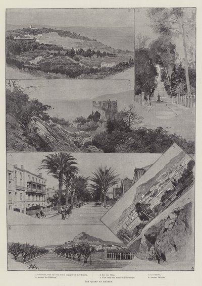 Královna v Hyeres od Charles Auguste Loye