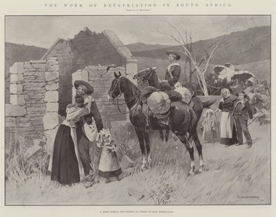 Práce repatriace v Jižní Africe od Charles Auguste Loye