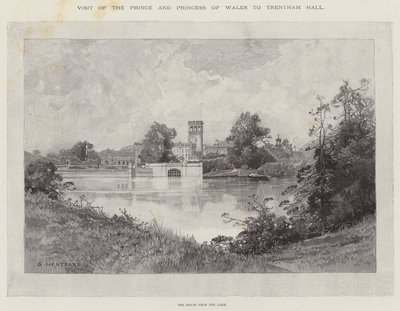 Návštěva prince a princezny z Walesu v Trentham Hall od Charles Auguste Loye