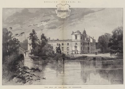 Wilton House, sídlo hraběte z Pembroke od Charles Auguste Loye